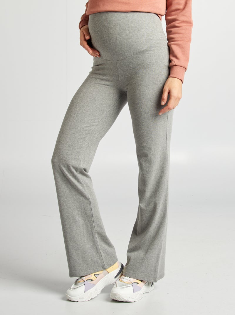 Legging bootcut de maternité GRIS - Kiabi