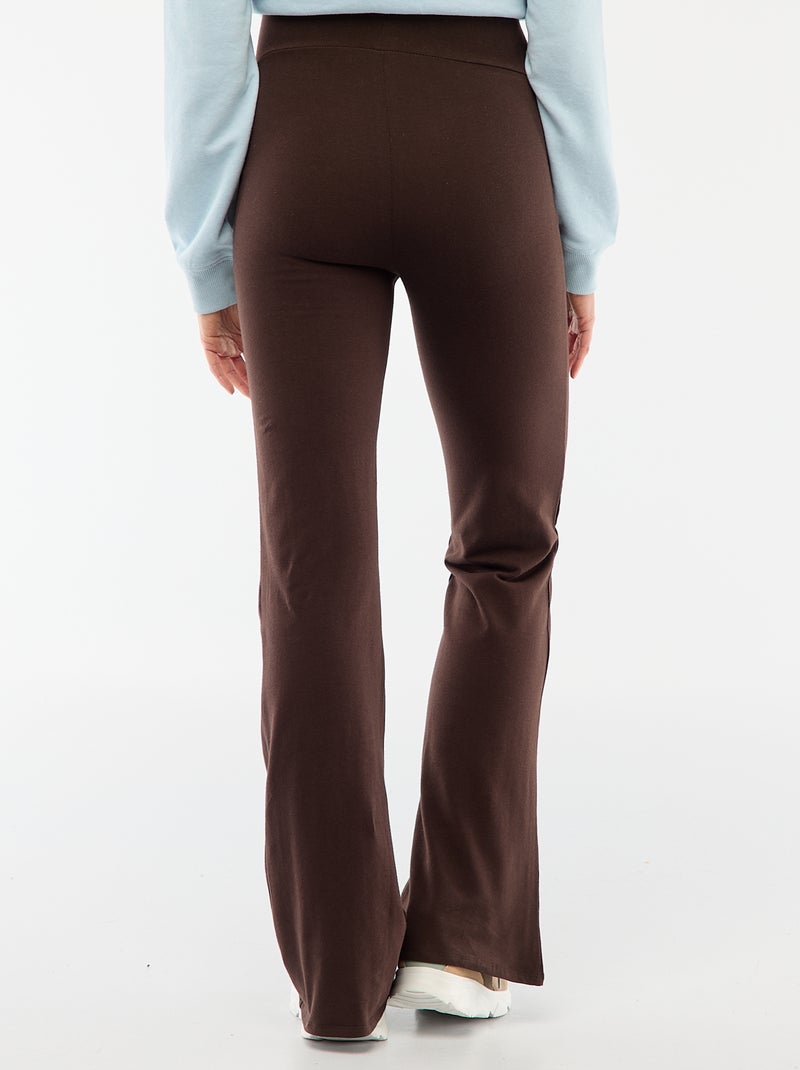 Legging bootcut de maternité Marron - Kiabi