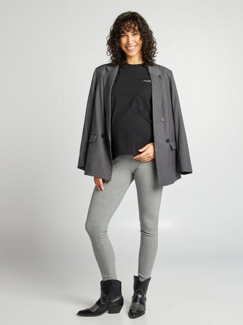 Legging côtelé de maternité - Kiabi