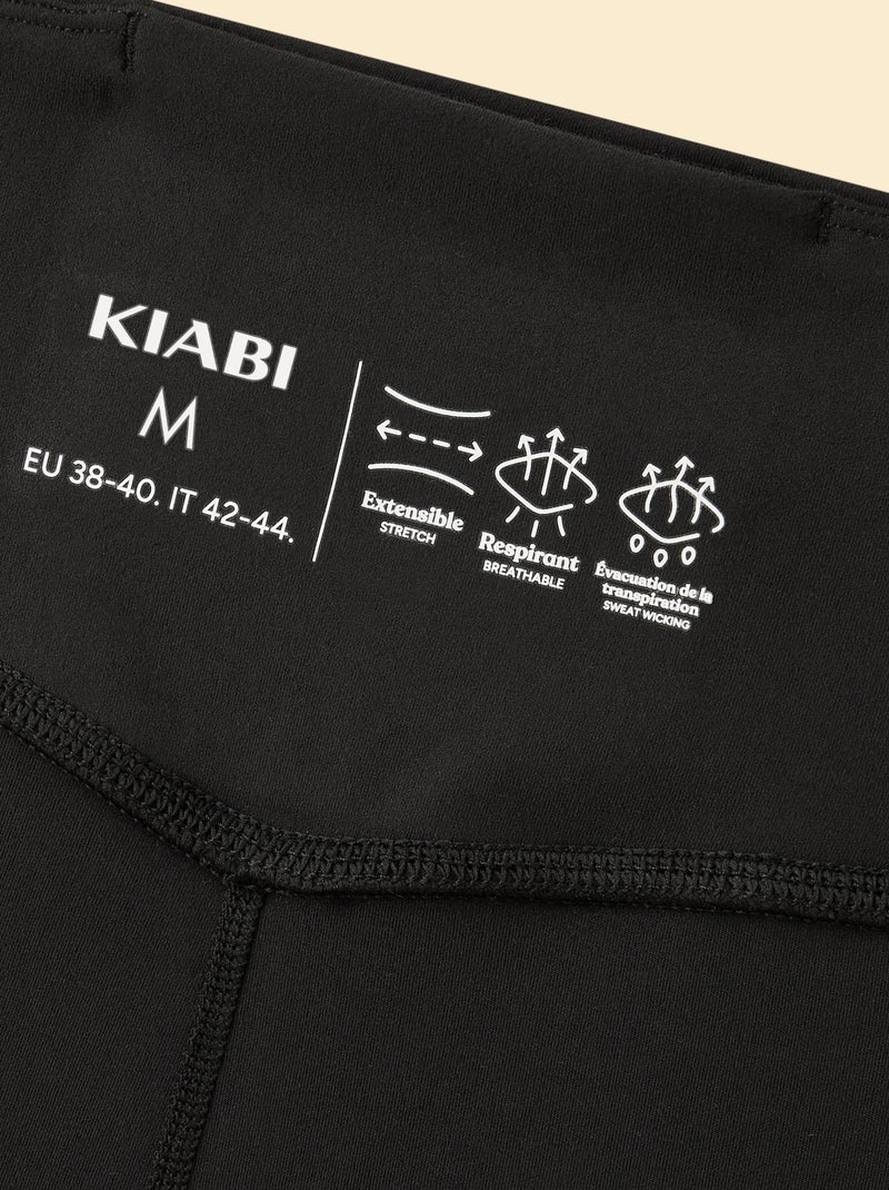 Legging de sport flare Noir - Kiabi