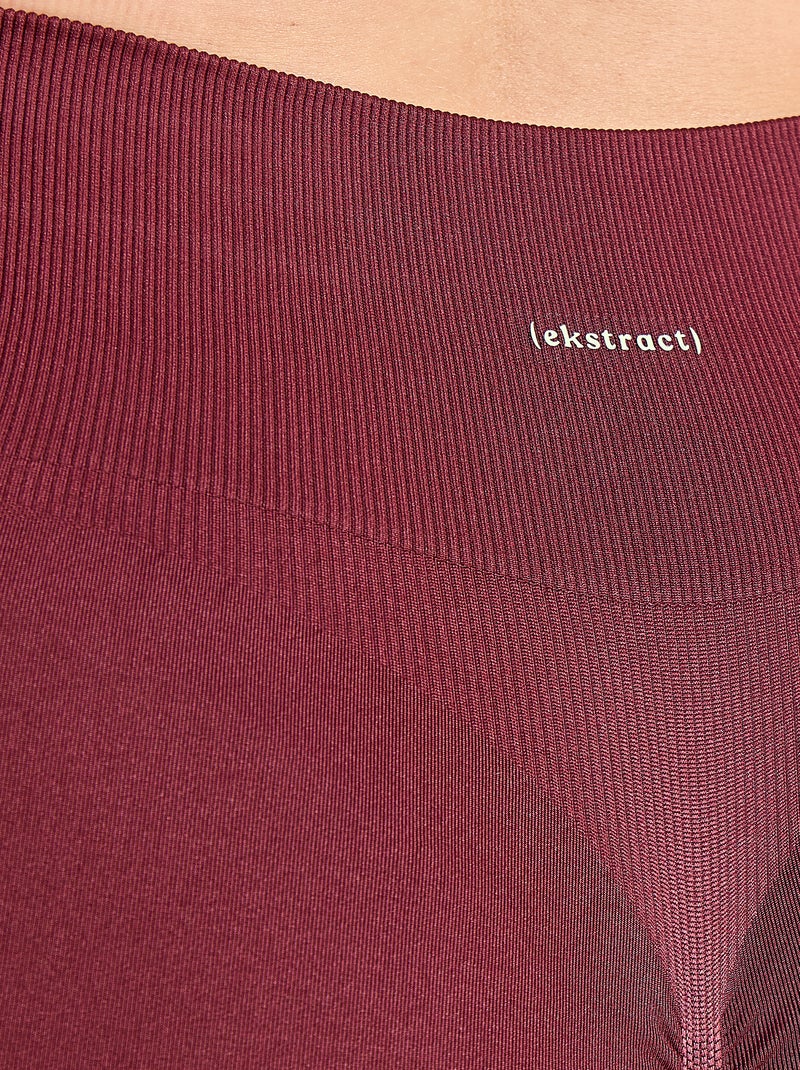 Legging de sport sculptant - (ekstract) Bordeaux - Kiabi