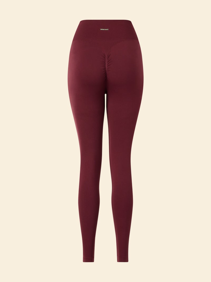 Legging de sport sculptant - (ekstract) Bordeaux - Kiabi