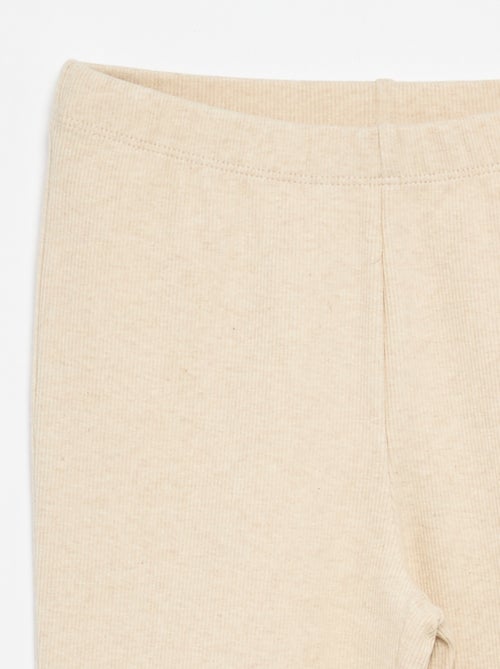Legging flare in maglia a costine - Kiabi
