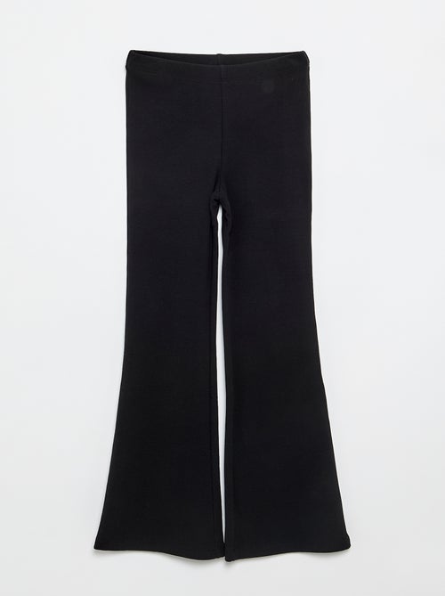 Legging flare in maglia a costine - Kiabi