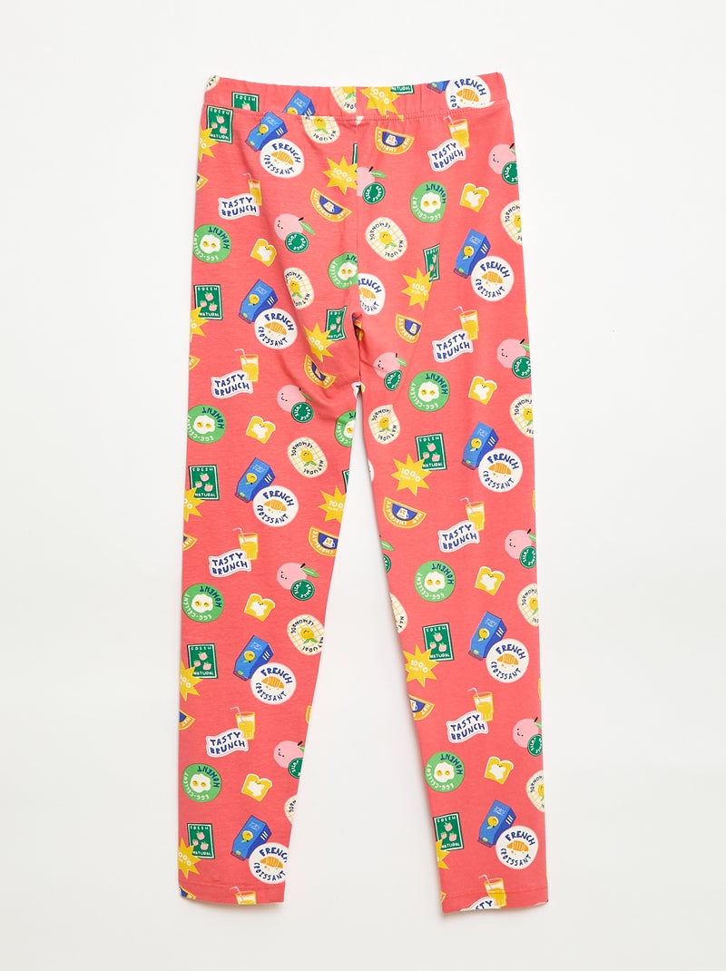 Legging imprimé - Grafik Edition Rouge - Kiabi