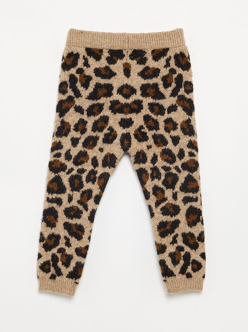 Legging in maglia a fantasia leopardata - Kiabi Legging in maglia a fantasia leopardata - Kiabi