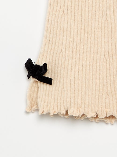 Legging in maglia compatta a costine - Kiabi