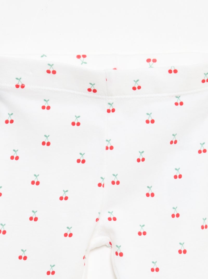 Legging long imprimé Blanc - Kiabi