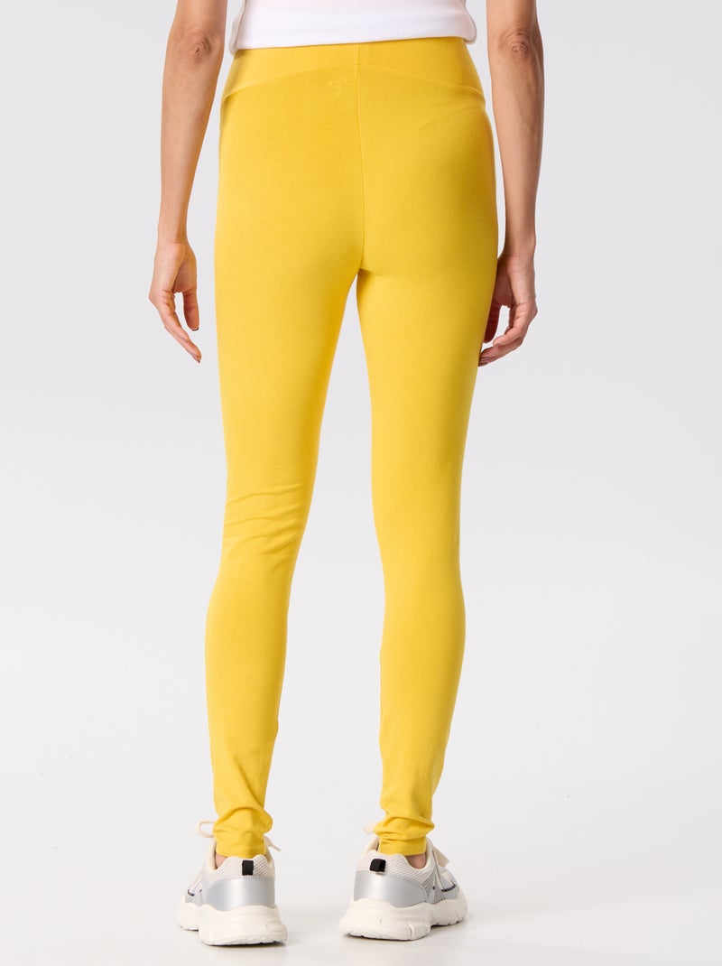 Legging long sans couture Jaune - Kiabi