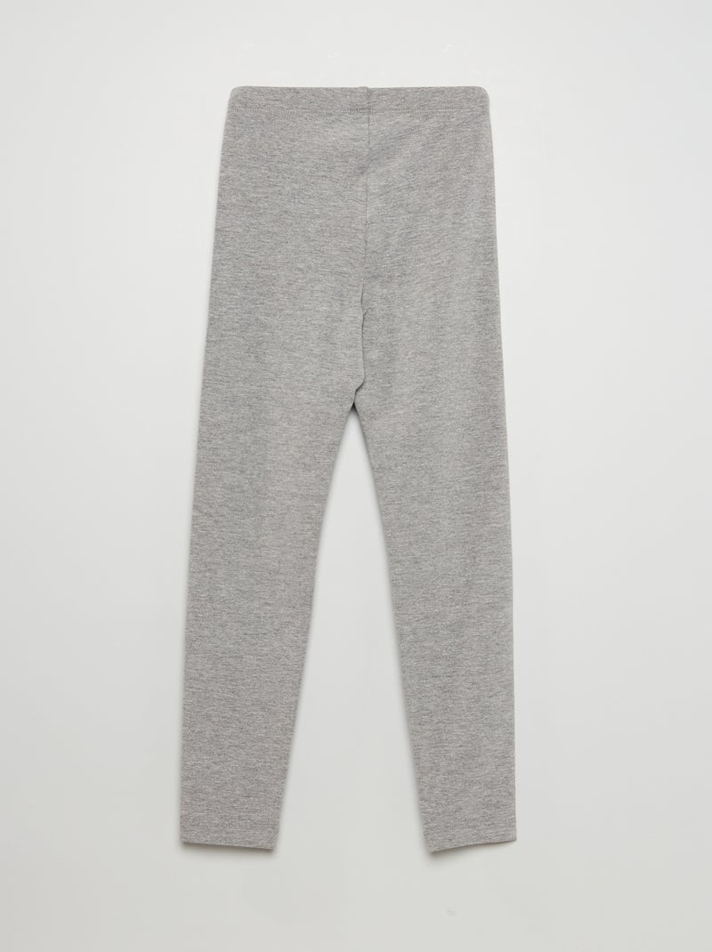 Legging lungo ed elasticizzato Grigio chiaro - Kiabi