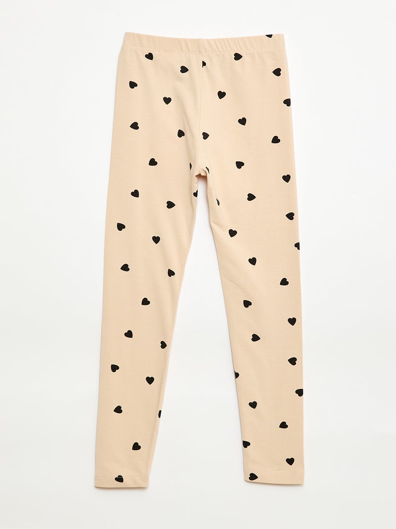Legging lungo in jersey Beige - Kiabi