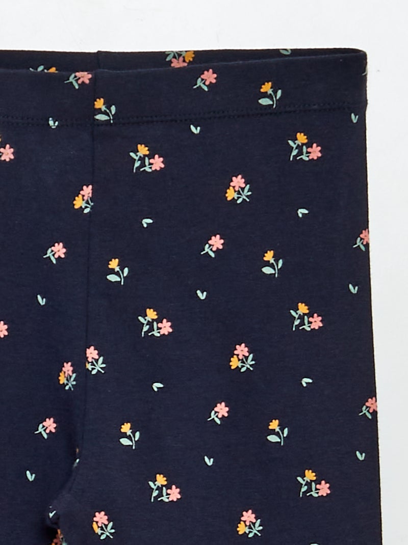 Legging lungo in jersey BLU - Kiabi