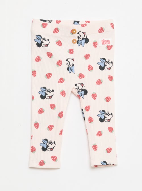 Legging 'Minnie' 'Disney' côtelé - Kiabi