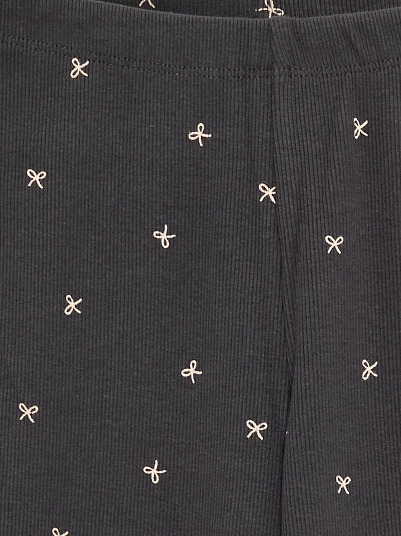 Legging mit Muster Gris - Kiabi