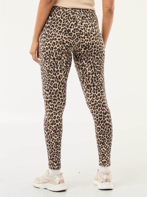 Legging pour femme en maille légÚre à motif fantaisie - Kiabi Legging pour femme en maille légÚre à motif fantaisie - Kiabi
