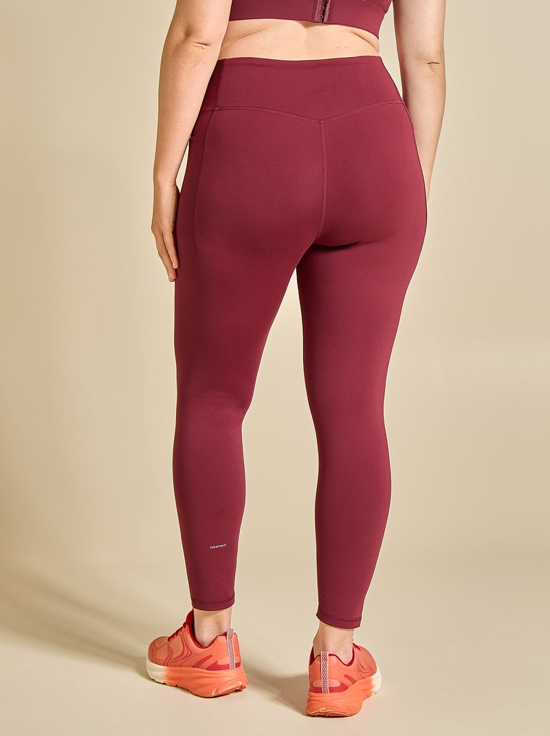 Legging sportivi con tasche - (ekstract) Bordeaux - Kiabi