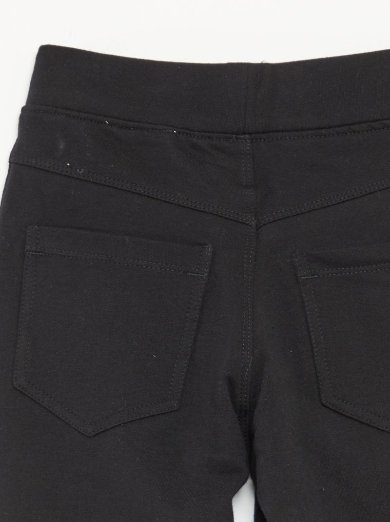 Legging uni Noir - Kiabi