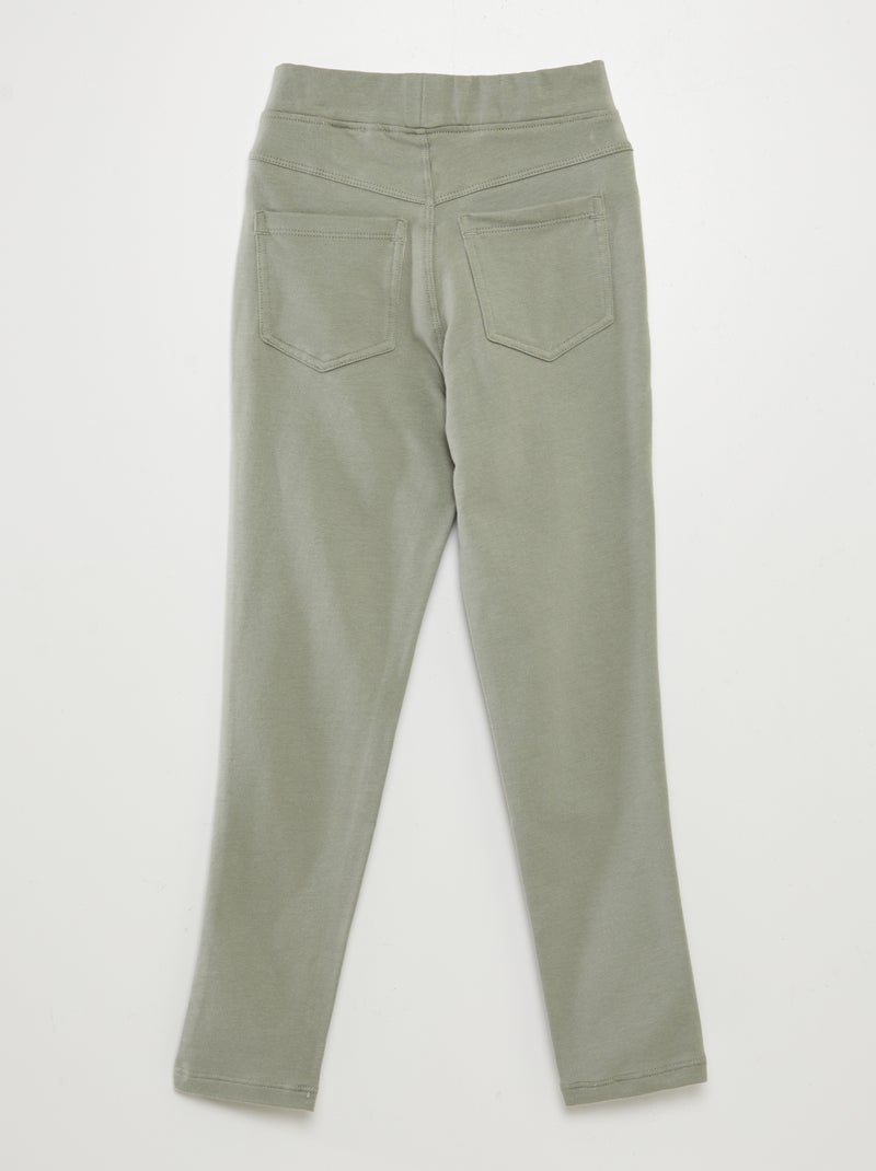 Legging uni Vert - Kiabi