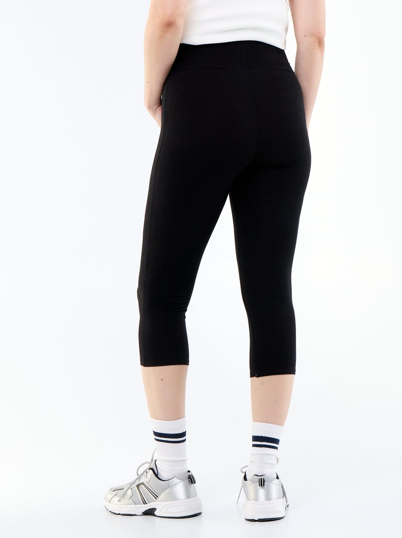 Leggings 7/8 gravidanza Nero - Kiabi