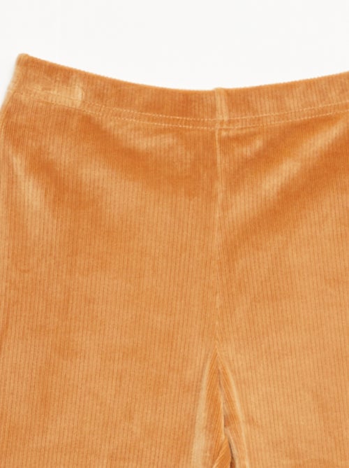 Leggings ampi in velluto - Kiabi Leggings ampi in velluto - Kiabi