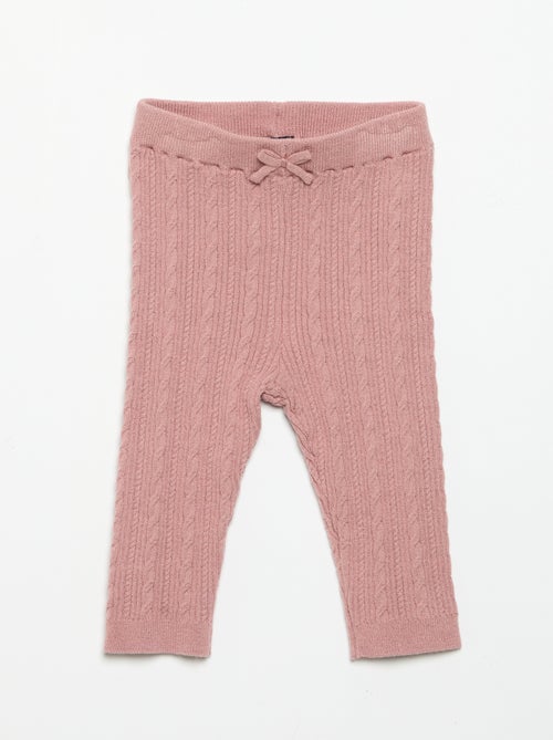 Leggings con fiocco e trecce - Kiabi