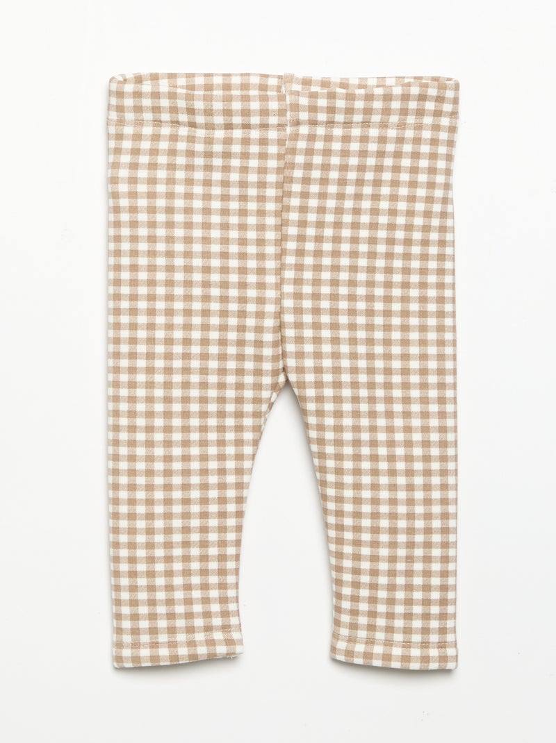 Leggings in felpa Bianco - Kiabi