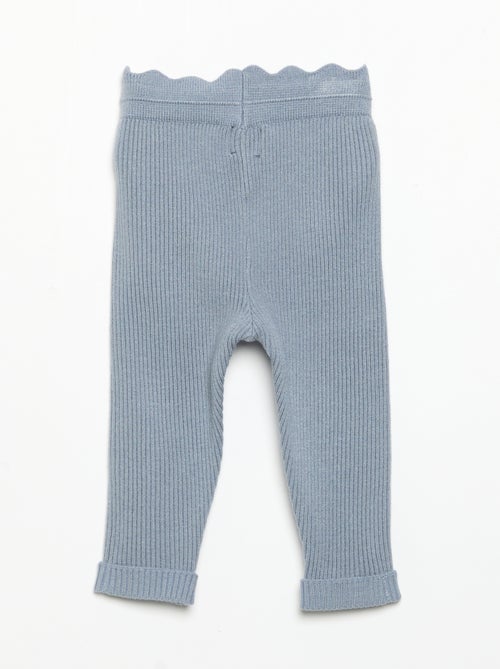Leggings in maglia con fiocco in vita - Kiabi