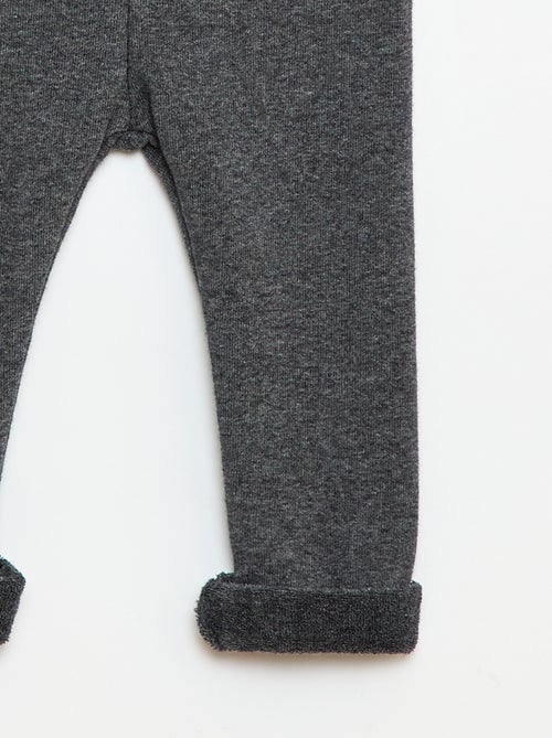 Leggings in maglia garzata di cotone tinta unita - Kiabi Leggings in maglia garzata di cotone tinta unita - Kiabi
