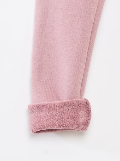 Leggings in maglia garzata di cotone tinta unita - Kiabi Leggings in maglia garzata di cotone tinta unita - Kiabi