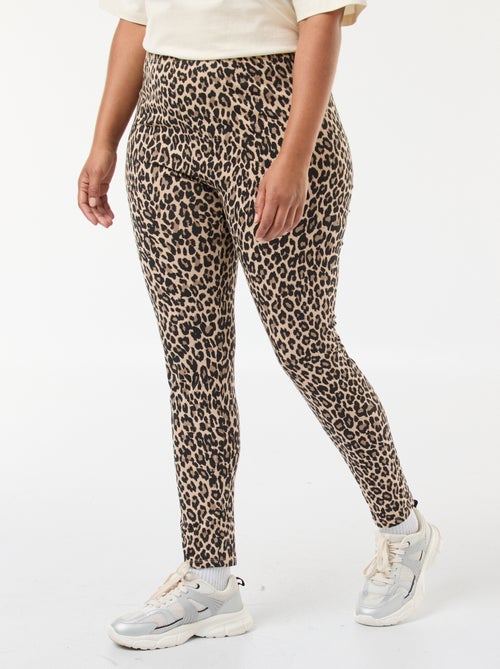 Leggings lunghi con stampa leopardata - Kiabi