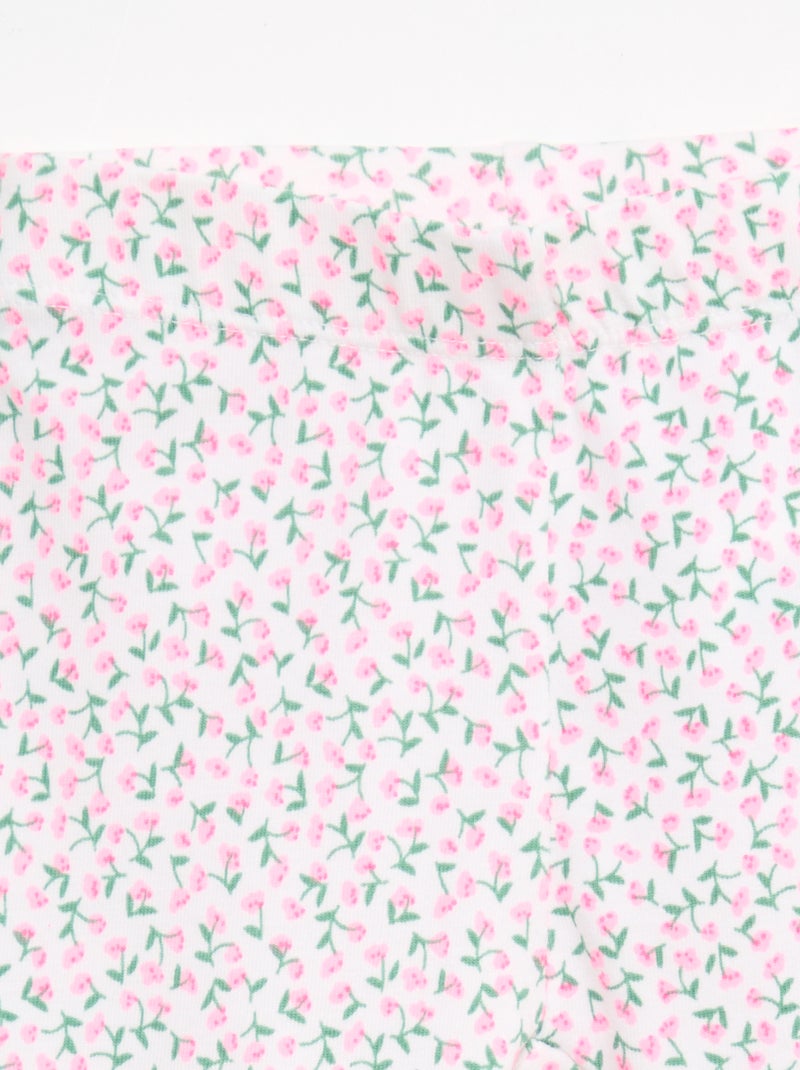 Leggings lunghi stampati Rosa - Kiabi