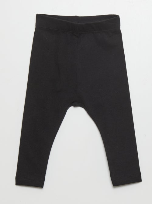 Leggings lunghi tinta unita in jersey - Kiabi