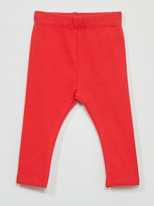 Leggings lunghi tinta unita in jersey - Kiabi