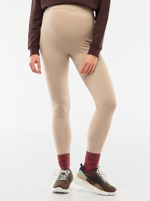 Leggings premaman lunghi in jersey tinta unita - Kiabi