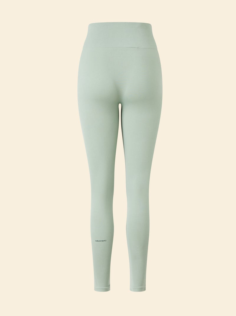 Leggings sportivi a coste senza cuciture - (ekstract) Verde - Kiabi