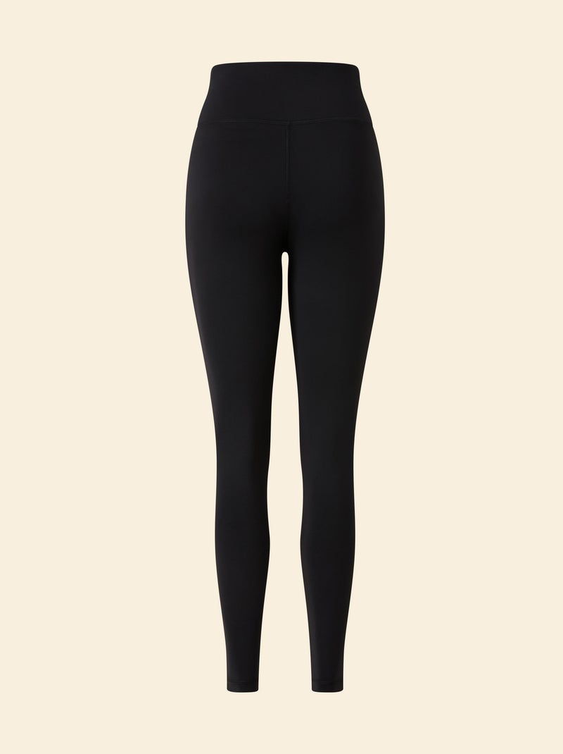Leggings sportivi con vita incrociata Nero - Kiabi
