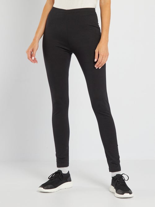 Leggings sportivi lunghi in cotone biologico da donna - Kiabi Leggings sportivi lunghi in cotone biologico da donna - Kiabi