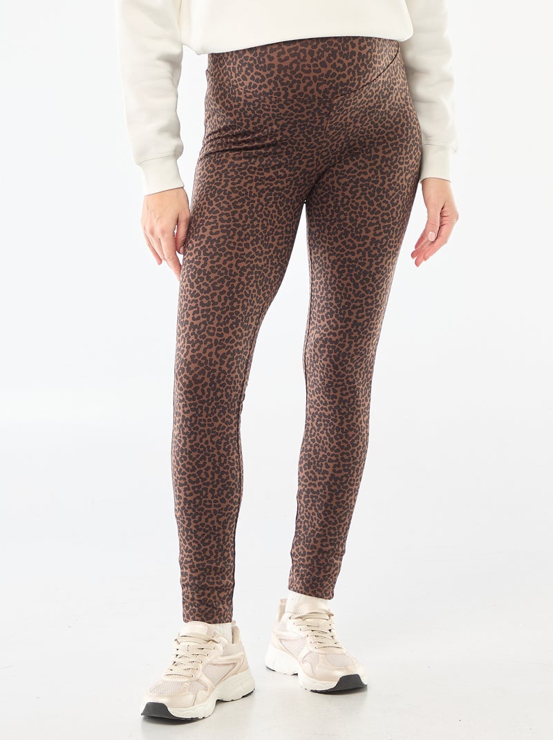 Leggings sportivi premaman Marrone - Kiabi