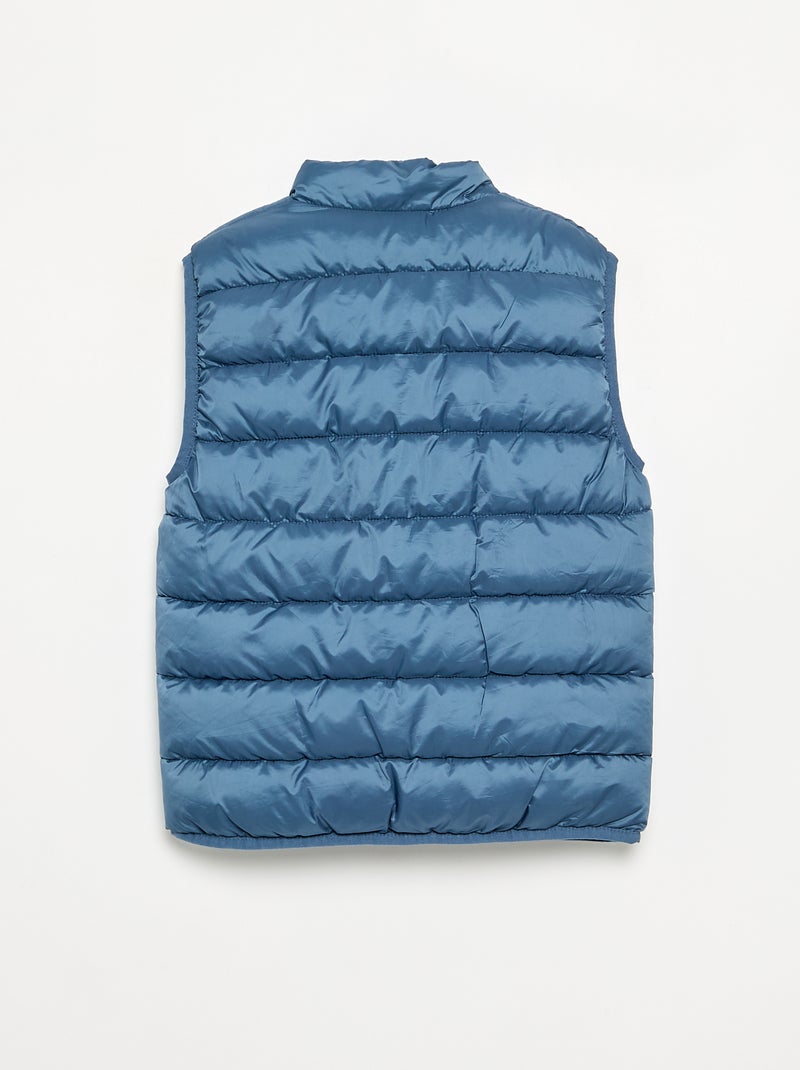 Leichte ärmellose Steppjacke Bleu - Kiabi