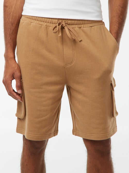 Leichte Bermuda aus Sweatstoff mit vielen Taschen - Kiabi