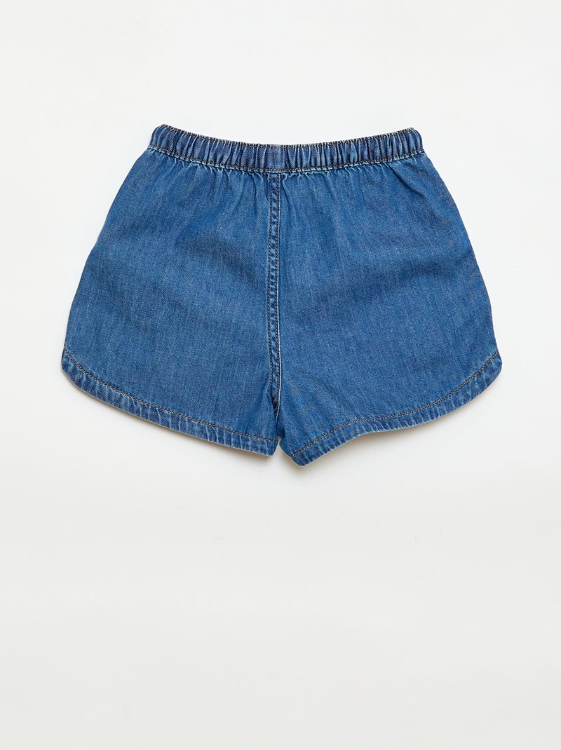 Leichte Denim-Shorts Blau - Kiabi