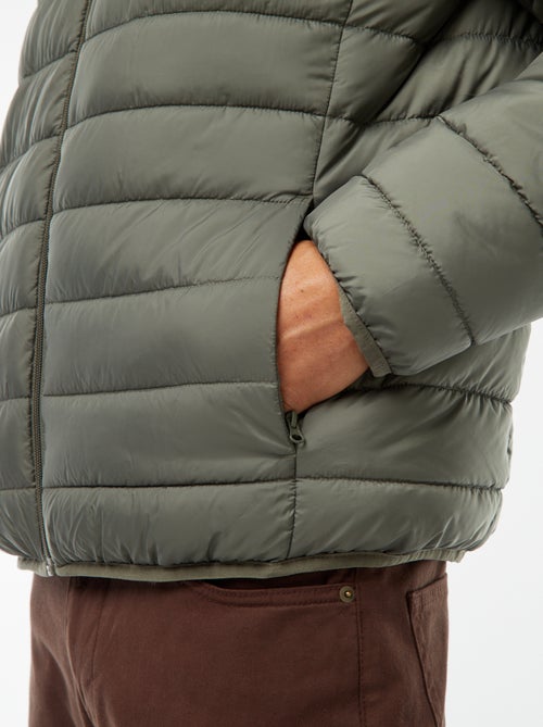 Leichte, einfarbige Steppjacke - Kiabi