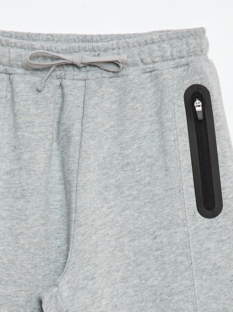 Leichte Fleece-Sporthose Beige - Kiabi