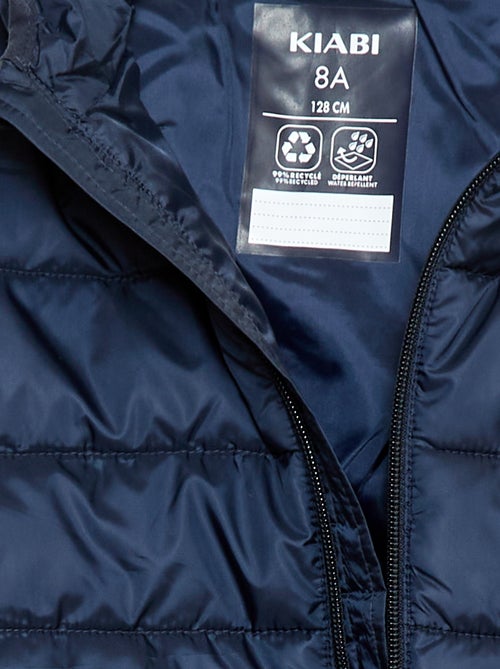 Leichte Steppjacke mit Kapuze - Kiabi