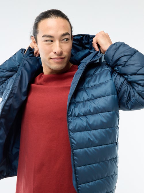 Leichte Steppjacke mit Kapuze - Kiabi