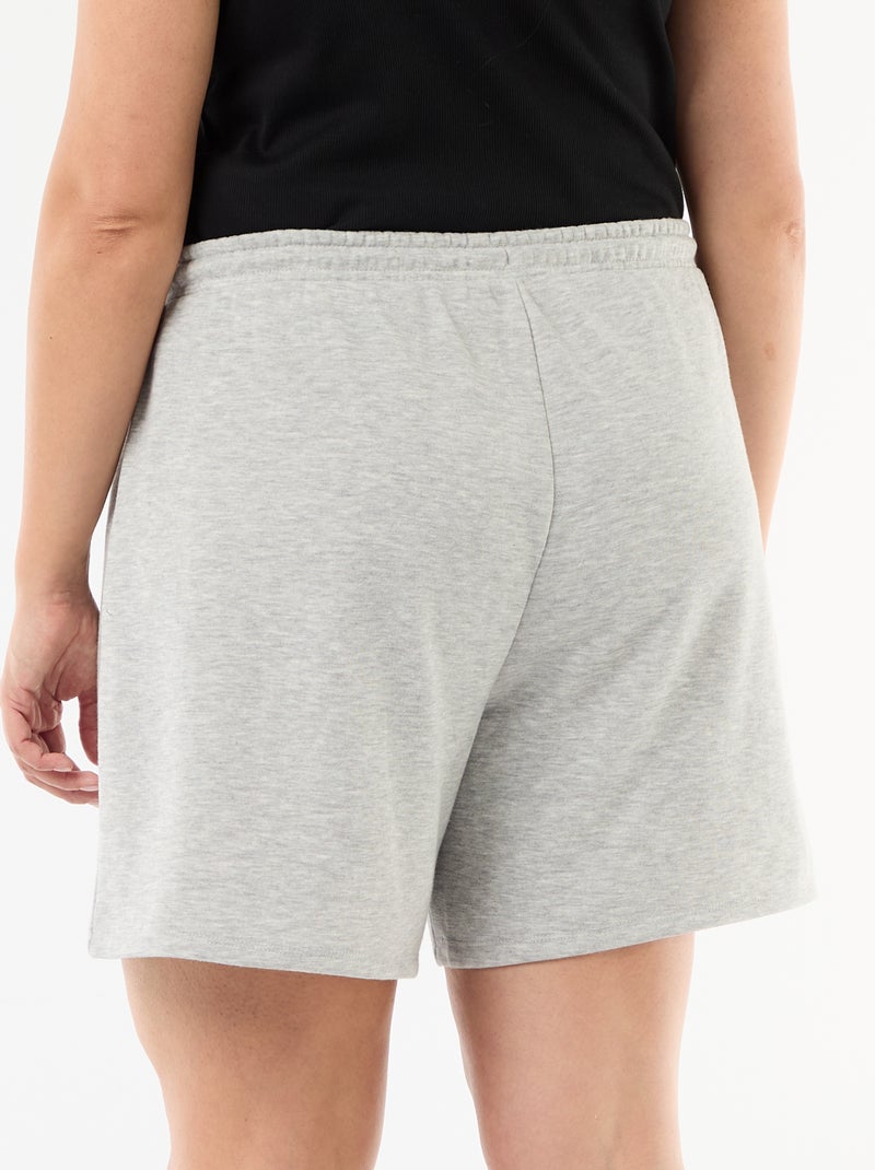 Leichter, einfarbiger Sweat-Short Grau - Kiabi