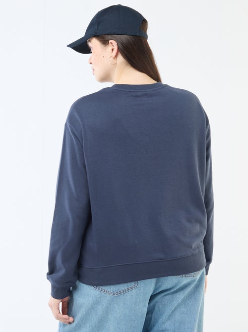 Leichtes Sweatshirt aus French Terry mit Aufdruck - Kiabi