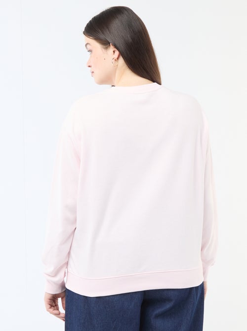 Leichtes Sweatshirt aus French Terry mit Aufdruck - Kiabi