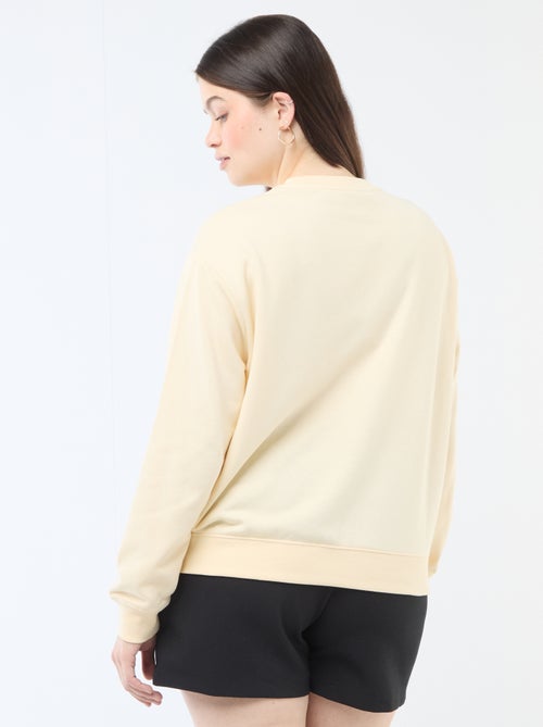 Leichtes Sweatshirt aus French Terry mit Aufdruck - Kiabi