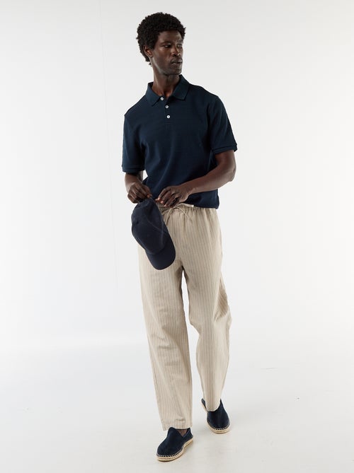 Leinenmischhose - Kiabi